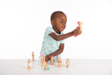 Wooden enchanted figures - pack 10