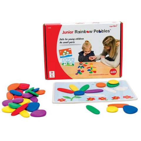 Junior rainbow pebbles activity set