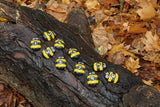 Honey bee number stones (10 stones)