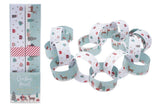 Pack of 100 paper chains - presents design