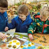 Honey bee number stones (10 stones)