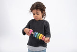 Rainbow wooden shape twister