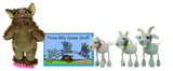 The Puppet Company The three billy goats gruff puppet set