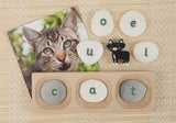 Alphabet pebbles - word-building set (50 pebbles)