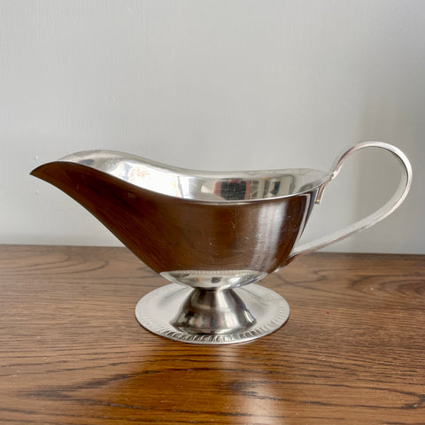 Stainless steel gravy boat (preloved)