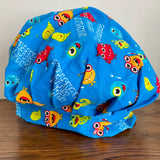 Little monster chef’s hat and tea towel (preloved)