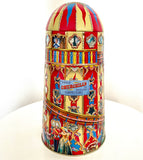Helter skelter shaped biscuit tin (preloved)