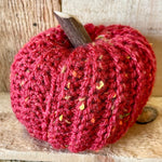 Handmade pumpkin - medium red colour