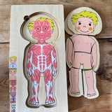 Playtive Junior Montessori Educational Body Part Puzzle (preloved)