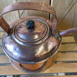 Copper kettle with black handle (preloved)