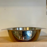 Stainless steel bowl with handles- some scratches (preloved)