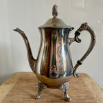 Large silver plated ornate coffee pot (preloved)