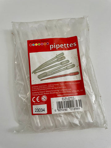 Anthony Peters pack of mini pipettes (preloved)