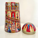 Helter skelter shaped biscuit tin (preloved)