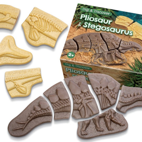 Dig & Discover – Pliosaur & Stegosaurus