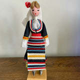 Vintage handmade Bulgarian folklore doll (preloved)