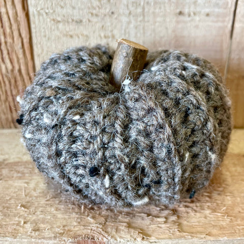 Handmade pumpkin - medium brown colour