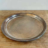 Simple silver plated tray (preloved)