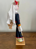 Vintage handmade Bulgarian folklore doll (preloved)