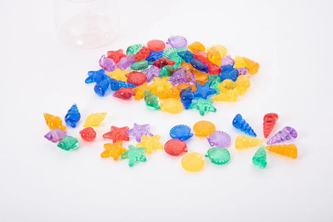 Translucent colour shells - pack of 72