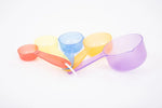 Translucent measuring cups - pack 5
