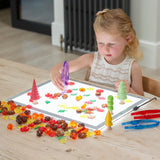 Translucent Colour Leaves and Seeds - pack of 120