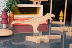 Wooden dinosaur blocks - pack 10