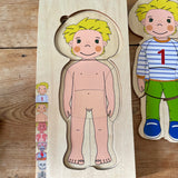 Playtive Junior Montessori Educational Body Part Puzzle (preloved)