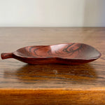 Pear shaped wooden dish (preloved)