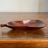 Pear shaped wooden dish (preloved)