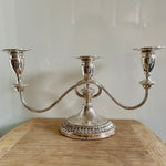 Ornate metal candelabra (preloved)