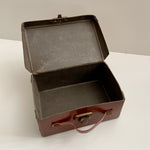 Mini brown cardboard suitcase - sold as seen (preloved)