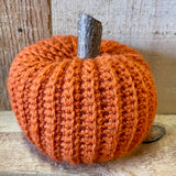 Handmade pumpkin - medium orange colour