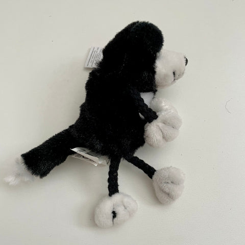 Puppet Company black and white dog finger puppet (preloved)