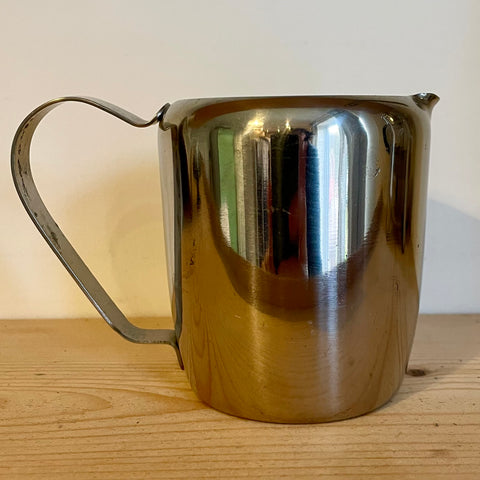 Stainless steel milk jug (preloved)