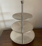 3 tier metal cake stand (preloved)