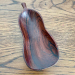 Pear shaped wooden dish (preloved)