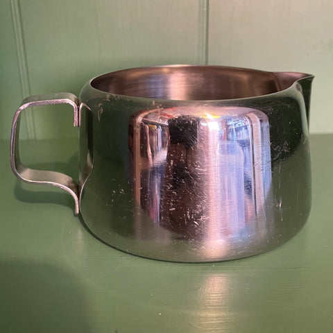 Stainless steel milk jug (preloved)