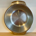 Stainless steel bowl with handles- some scratches (preloved)