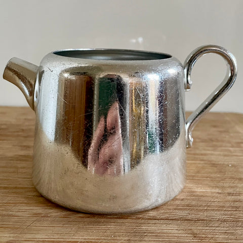 Stainless steel milk jug (preloved)