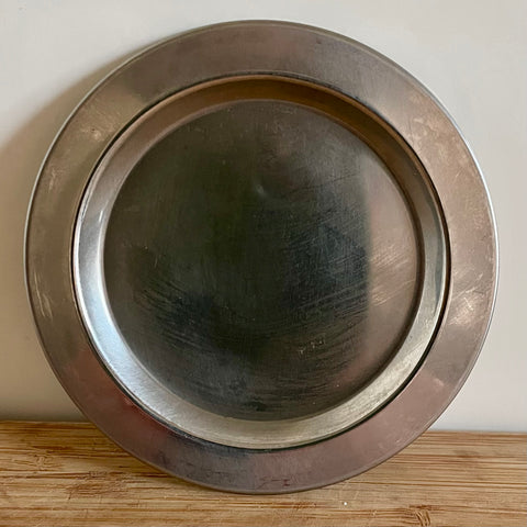 Small stainless steel plate (preloved)