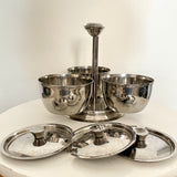 Stainless steel relish dish (preloved)
