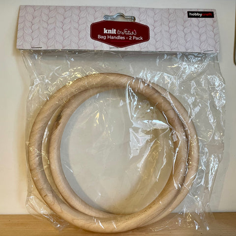 Pair of maple wood rings (preloved)