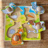 Bigjigs Toys My First Peg Puzzle - Pets (preloved)