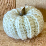 Handmade pumpkin - small cream