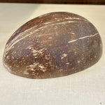 Small polished coconut shell bowl