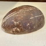 Small polished coconut shell bowl