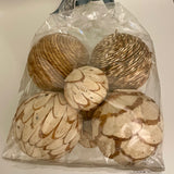 Sainsbury’s White Birch balls/bowl fillers-brand new in packaging (preloved)