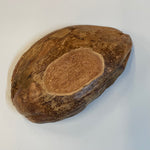 Half natural coconut bowl