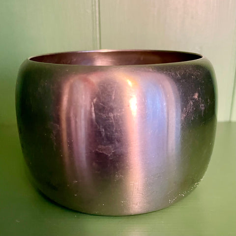 Brushed steel sugar bowl (preloved)